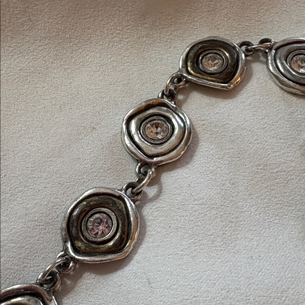 ROOK & CROW Retired Silver ad Bronze Bracelet with Circular Accents - Picture 4 of 7